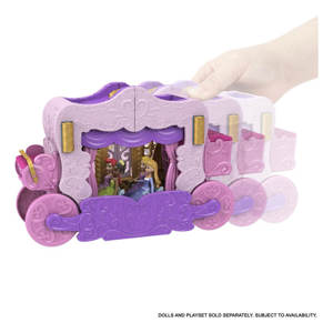 Disney Princess Carriage to Castle 2 in1 Playset